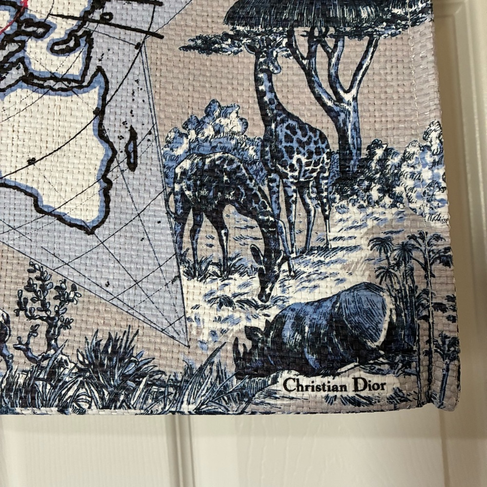 Dior Around The World Motif Tote Bag